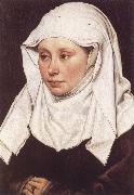 Robert Campin A Woman oil on canvas